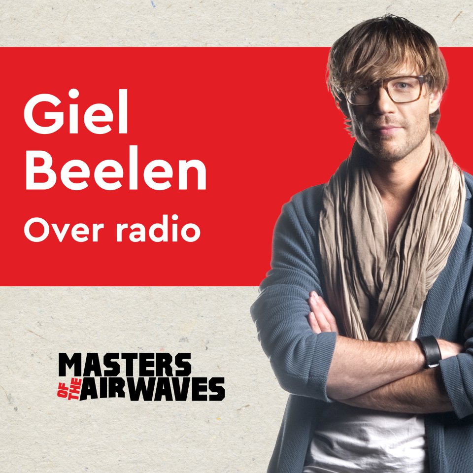 Omslagfoto van Giel Beelen over Radio